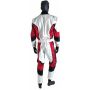 Cordura Racing suit white, black, red junior