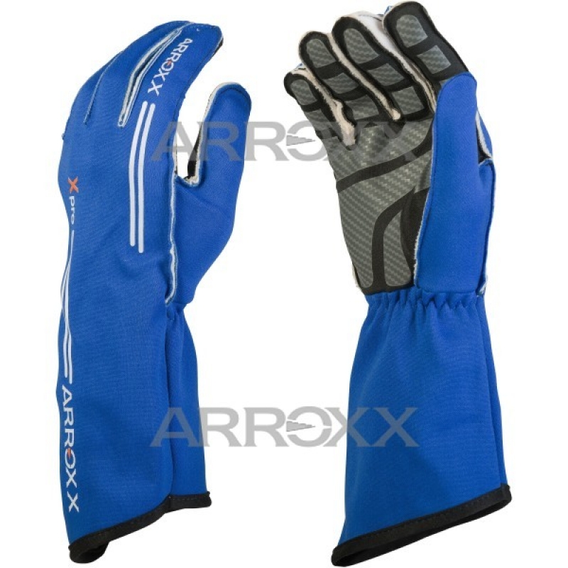 Arroxx Xpro Karting Gloves monocolor Blue