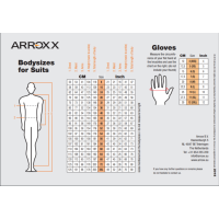 Arroxx Xpro karthandschoenen monocolor Blauw