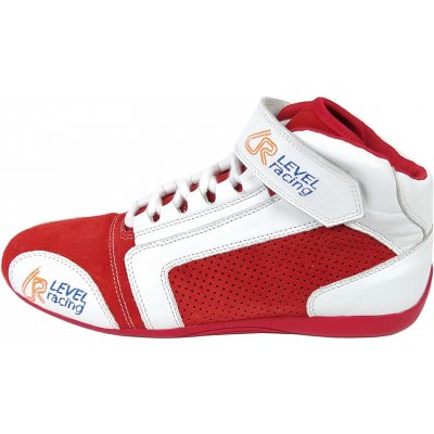Kartschoenen rood/wit Kartschoenen rood/wit