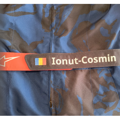 naam+vlag borduren heupband  naam+vlag borduren heupband